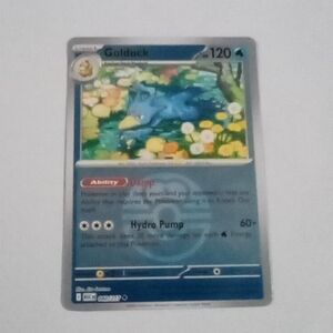 😎Mint Golduck Love Ball Reverse Holo Pokemon Card😎